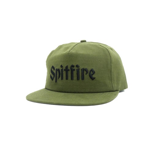 SPITFIRE CAP スピットファイヤー キャップ MOLOTOV SCRIPT SNAPBACK OLIVE スケートボード スケボー 