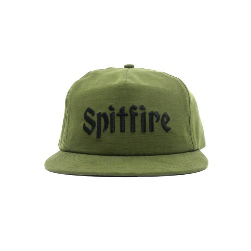 SPITFIRE CAP スピットファイヤー キャップ MOLOTOV SCRIPT SNAPBACK OLIVE スケートボード スケボー 1