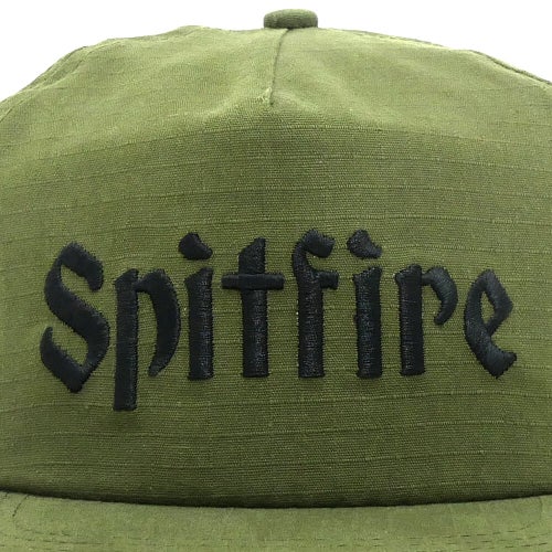 SPITFIRE CAP スピットファイヤー キャップ MOLOTOV SCRIPT SNAPBACK OLIVE スケートボード スケボー 4