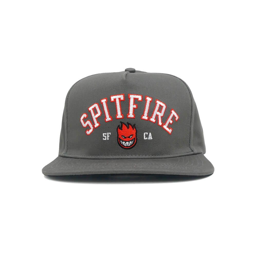 SPITFIRE CAP スピットファイヤー キャップ TEAM BIGHEAD SNAPBACK CHARCOAL スケートボード スケボー 1