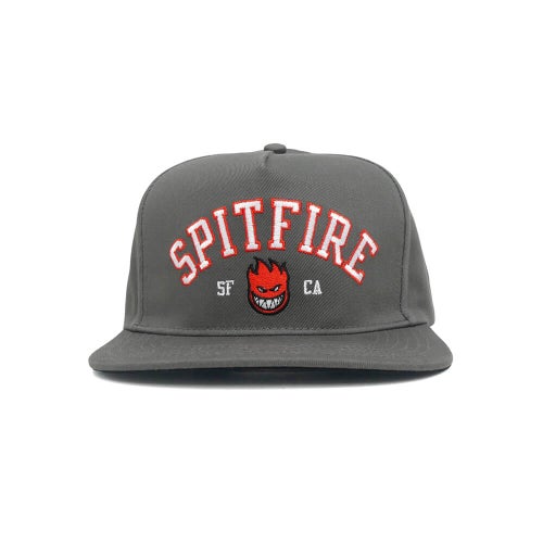 SPITFIRE CAP スピットファイヤー キャップ TEAM BIGHEAD SNAPBACK CHARCOAL スケートボード スケボー 1