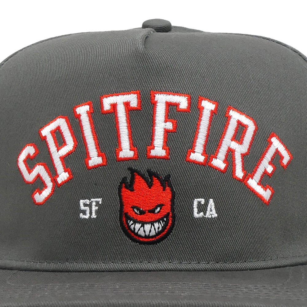 SPITFIRE CAP スピットファイヤー キャップ TEAM BIGHEAD SNAPBACK CHARCOAL スケートボード スケボー 4