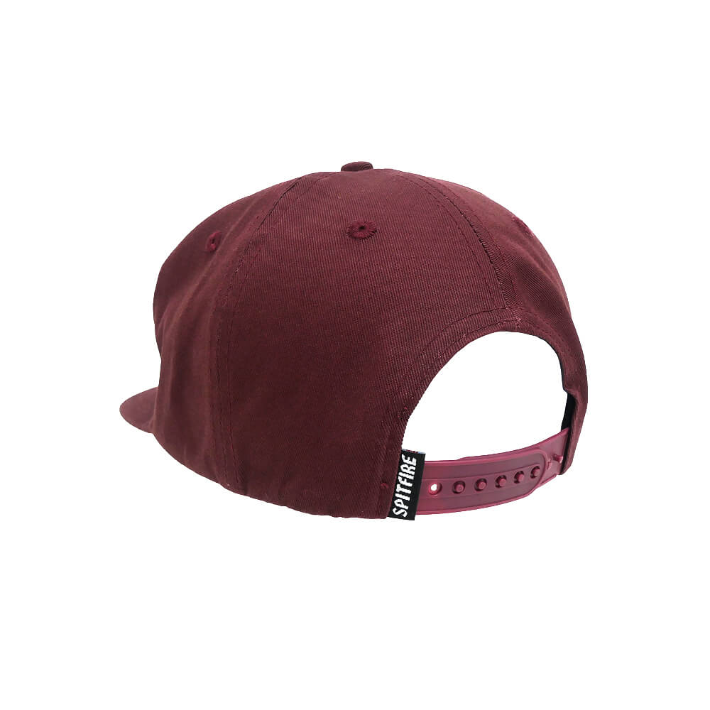 SPITFIRE CAP スピットファイヤー キャップ BIGHEAD SNAPBACK DARK RED/BLACK スケートボード スケボー 2