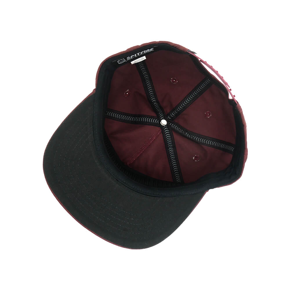 SPITFIRE CAP スピットファイヤー キャップ BIGHEAD SNAPBACK DARK RED/BLACK スケートボード スケボー 3