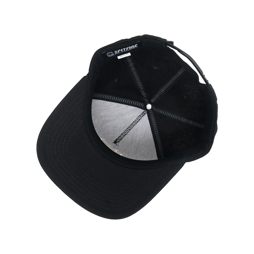 SPITFIRE CAP スピットファイヤー キャップ BIGHEAD SNAPBACK BLACK/WHITE スケートボード スケボー 3