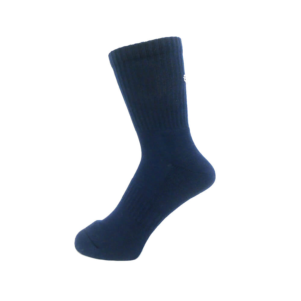 EVISEN SOCKS エビセン ソックス 靴下 LOGO ANKLE NAVY スケートボード スケボー 1