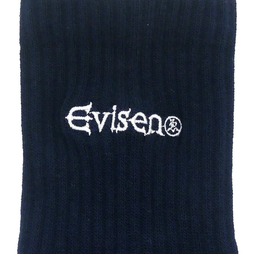 EVISEN SOCKS エビセン ソックス 靴下 LOGO ANKLE NAVY スケートボード スケボー 4