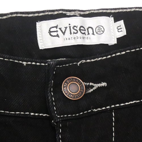 EVISEN JEANS エビセン パンツ ジーンズ ATARI ONE-UP DENIM BLACK スケートボード スケボー 3