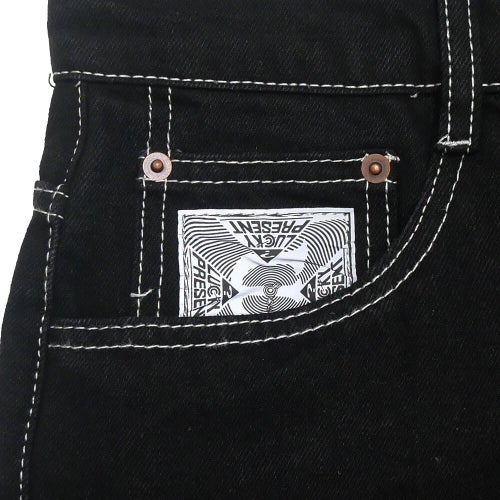 EVISEN JEANS エビセン パンツ ジーンズ ATARI ONE-UP DENIM BLACK スケートボード スケボー 8