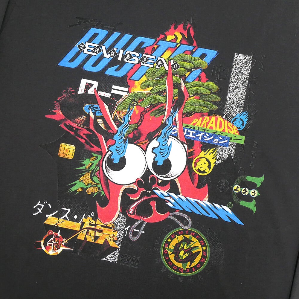 EVISEN LONG SLEEVE エビセン ロングスリーブTシャツ BASTERD CHARCOAL スケートボード スケボー 2