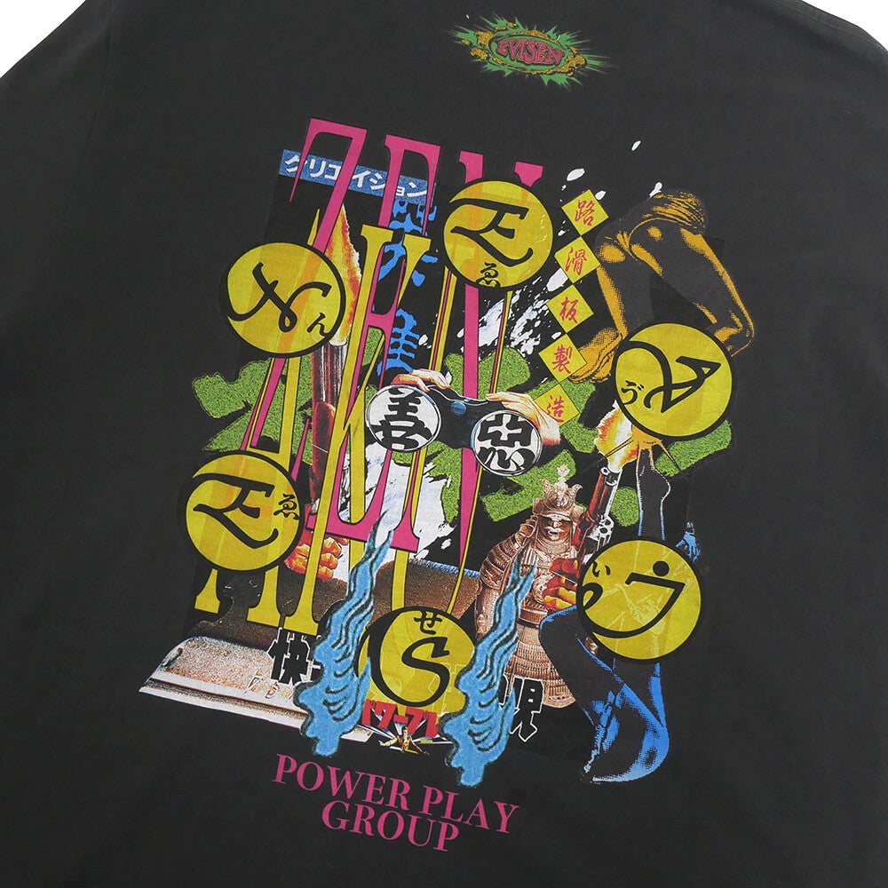 EVISEN LONG SLEEVE エビセン ロングスリーブTシャツ BASTERD CHARCOAL スケートボード スケボー 3