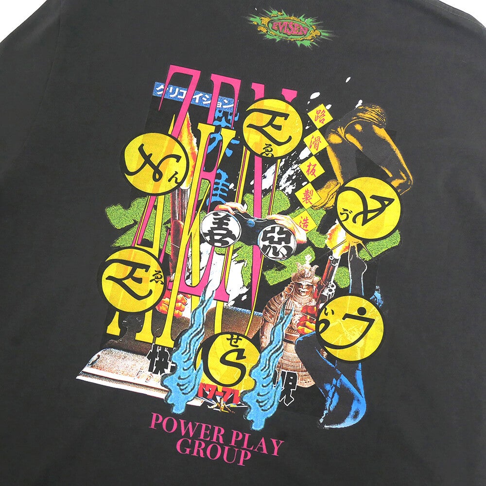 EVISEN LONG SLEEVE エビセン ロングスリーブTシャツ BASTERD CHARCOAL スケートボード スケボー 3