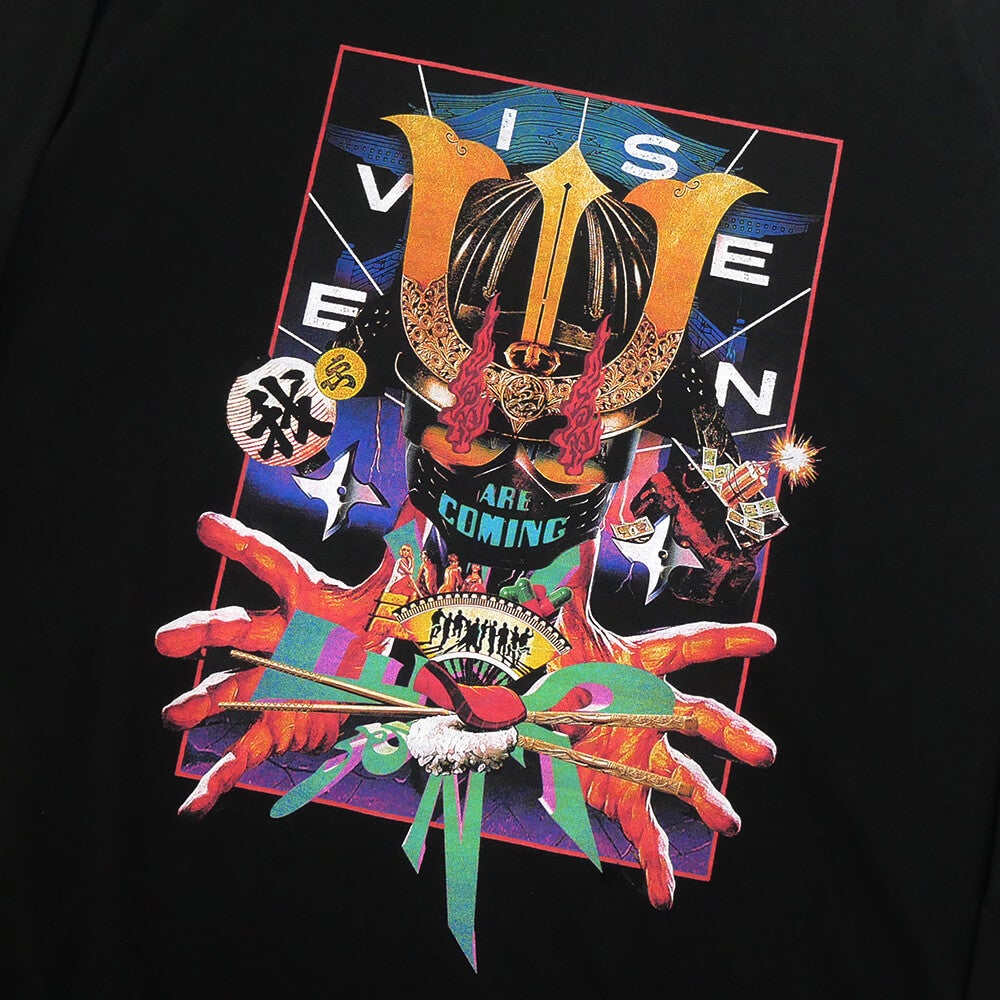 EVISEN LONG SLEEVE エビセン ロングスリーブTシャツ COMING BLACK スケートボード スケボー 1