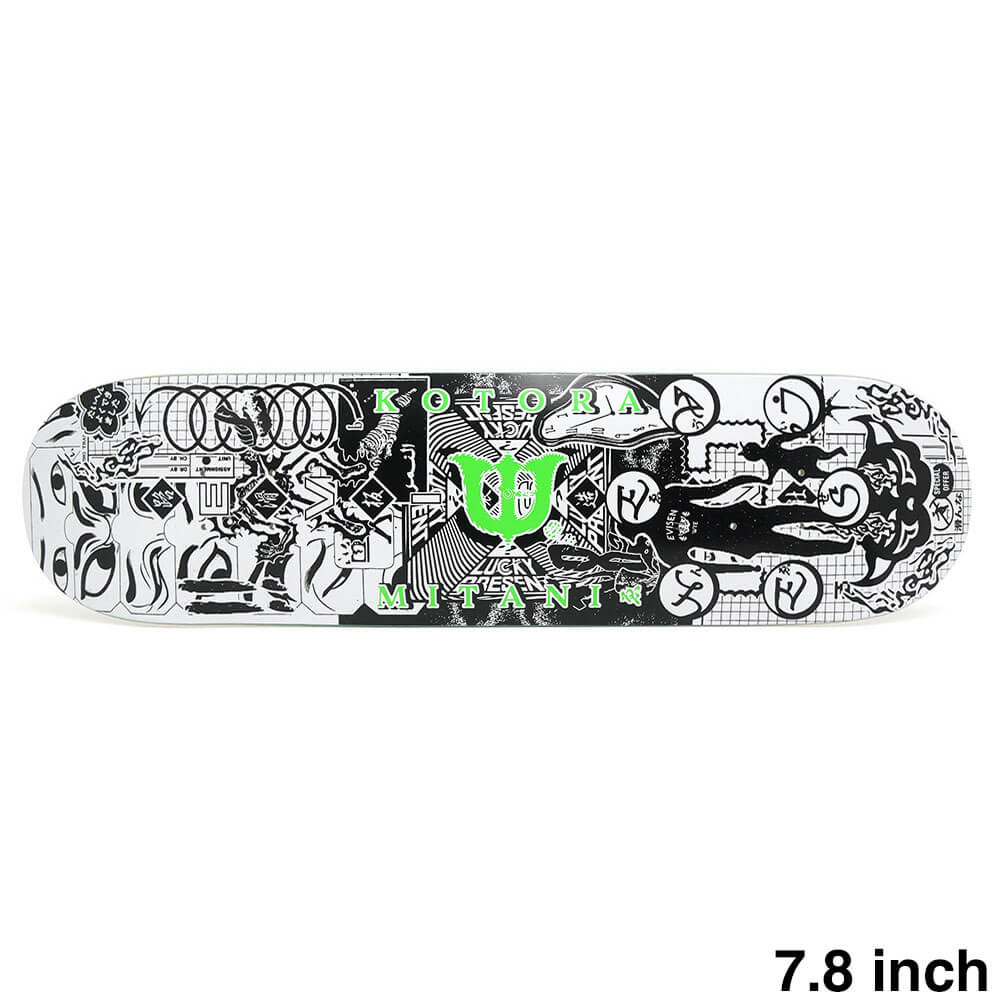 EVISEN DECK エビセン デッキ KOTORA MITANI NEW CHANNEL 7.8 スケートボード スケボー 1