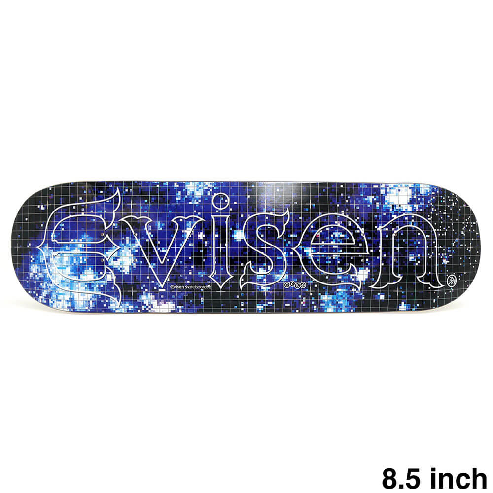 EVISEN DECK エビセン デッキ TEAM EVI-LOGO COSMO CAMO 8.5 スケートボード スケボー 1