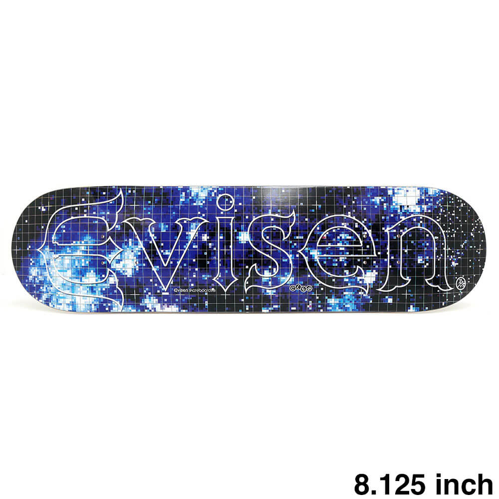 EVISEN DECK エビセン デッキ TEAM EVI-LOGO COSMO CAMO 8.125 スケートボード スケボー 1