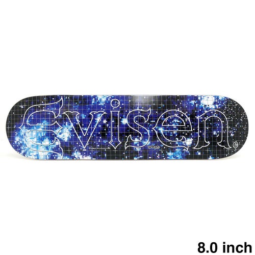 EVISEN DECK エビセン デッキ TEAM EVI-LOGO COSMO CAMO 8.0 スケートボード スケボー 1
