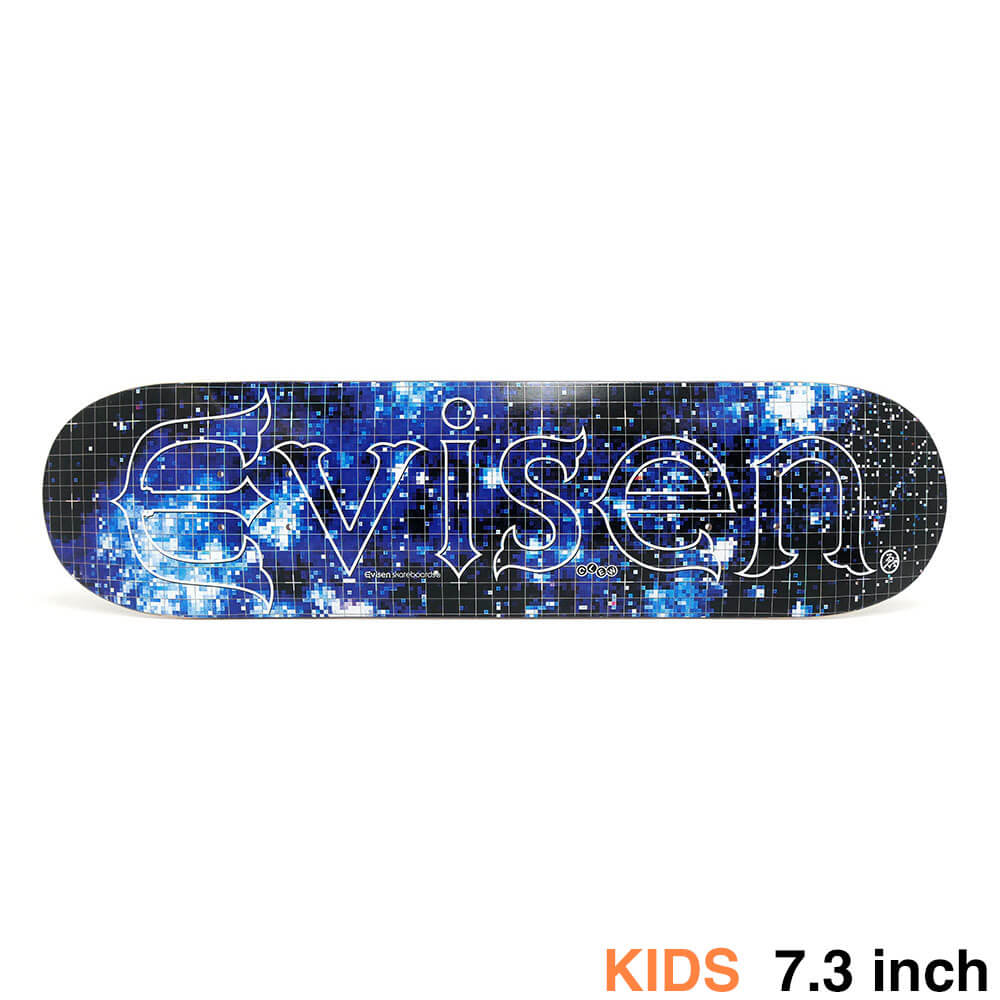 EVISEN DECK エビセン デッキ（子供用） TEAM EVI-LOGO COSMO CAMO 7.3 スケートボード スケボー 1