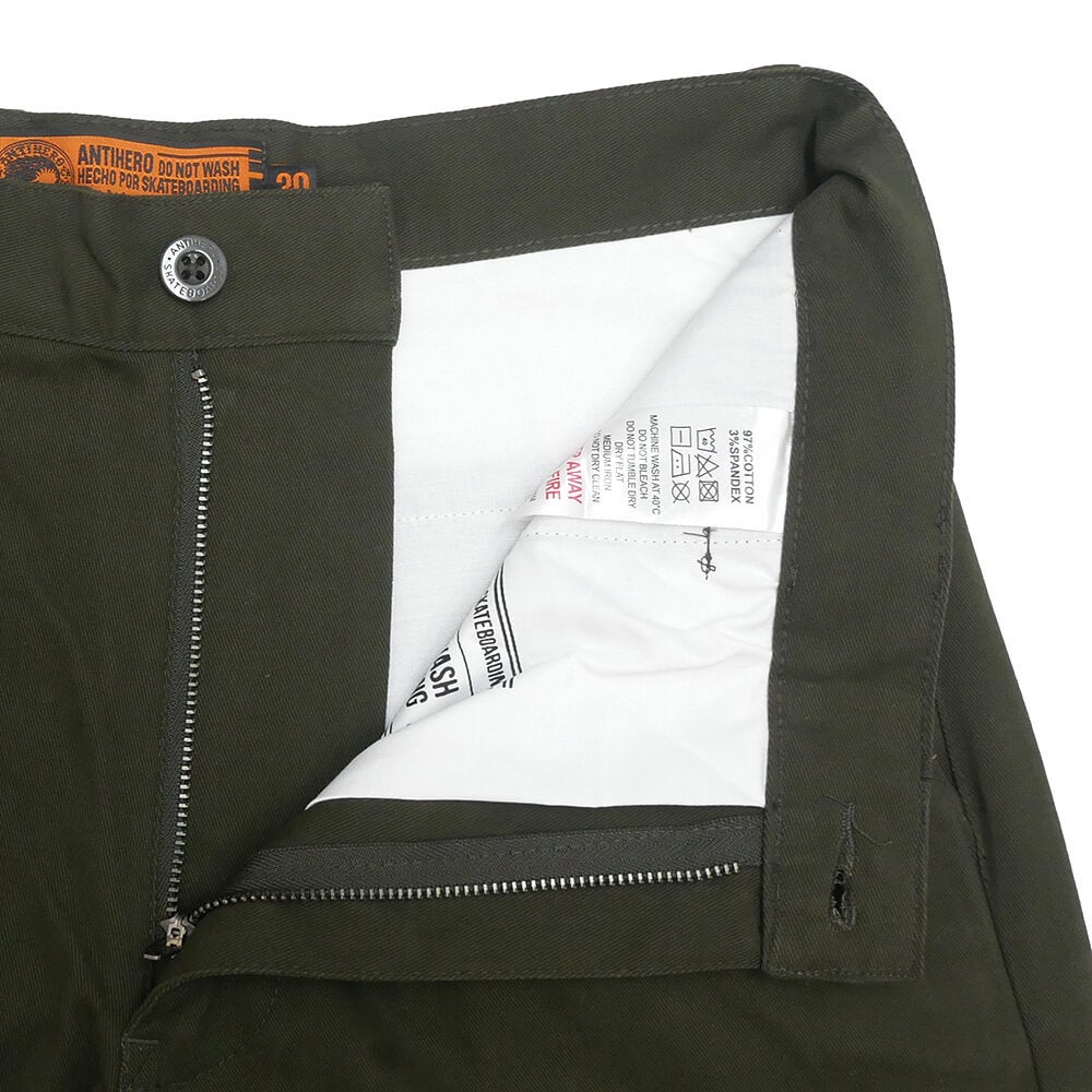 ANTIHERO PANTS アンチヒーロー パンツ ジーンズ HECHO POR SKATE DARK OLIVE スケートボード スケボー 4