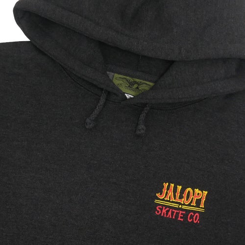 ANTIHERO HOOD アンチヒーロー パーカー JALOPI RETURNS CHARCOAL スケートボード スケボー 2