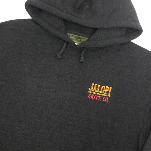 ANTIHERO HOOD アンチヒーロー パーカー JALOPI RETURNS CHARCOAL スケートボード スケボー 2