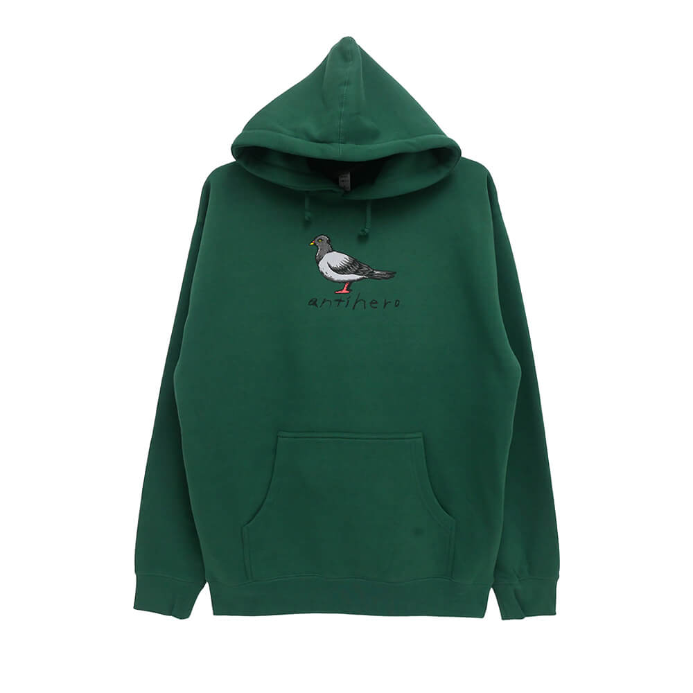 ANTIHERO HOOD アンチヒーロー パーカー OG PIGEON DARK GREEN スケートボード スケボー 