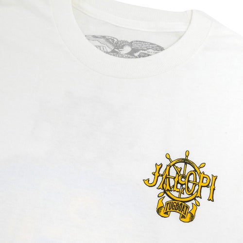 ANTIHERO LONG SLEEVE アンチヒーロー ロングスリーブTシャツ JALOPI TUGBOAT WHITE スケートボード スケボー 2