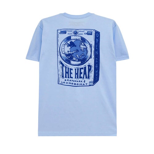 ANTIHERO T-SHIRT アンチヒーロー Tシャツ THE HEAP LIGHT BLUE スケートボード スケボー 