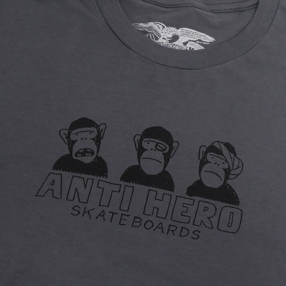 ANTIHERO T-SHIRT アンチヒーロー Tシャツ NO EVIL ASPHALT スケート