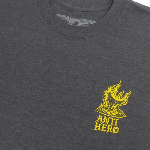 ANTIHERO T-SHIRT アンチヒーロー Tシャツ FIRESIDE ASPHALT スケートボード スケボー 2