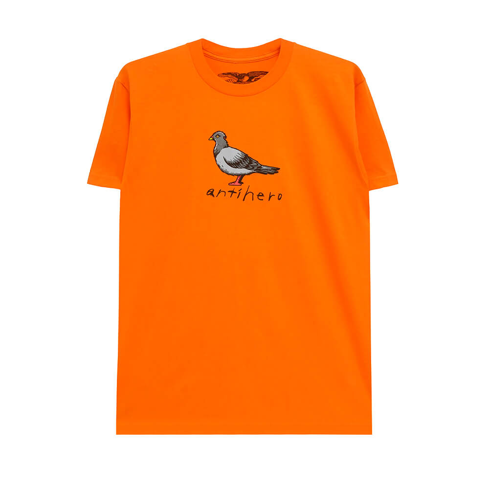 ANTIHERO T-SHIRT アンチヒーロー Tシャツ OG PIGEON ORANGE スケートボード スケボー 