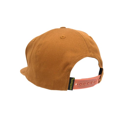 ANTIHERO CAP アンチヒーロー キャップ LIL PIGEON SNAPBACK BROWN/YELLOW スケートボード スケボー 2