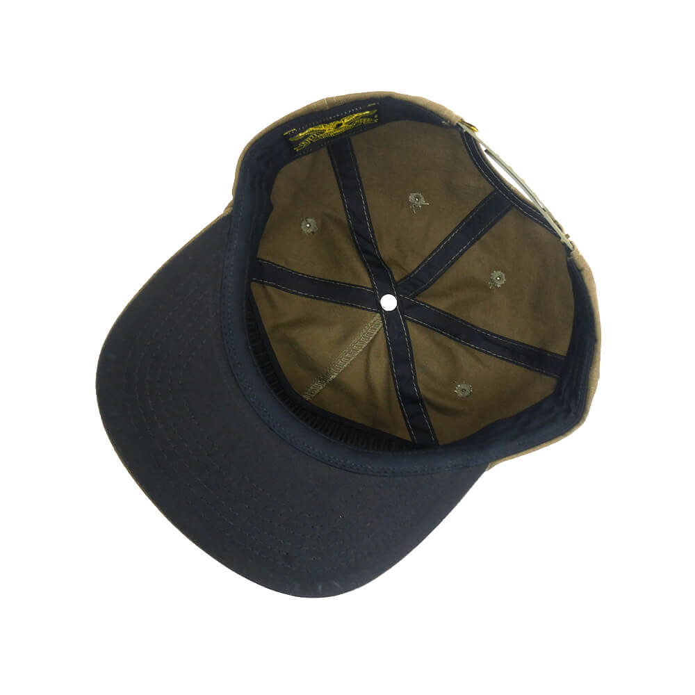 ANTIHERO CAP アンチヒーロー キャップ BASIC EAGLE SNAPBACK OLIVE/ORANGE スケートボード スケボー 3