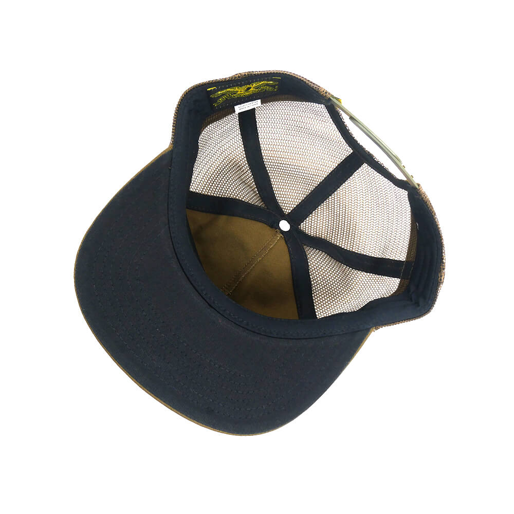ANTIHERO MESHCAP アンチヒーロー メッシュキャップ BASIC EAGLE SNAPBACK TRUCKER BROWN/BROWN スケートボード スケボー 3