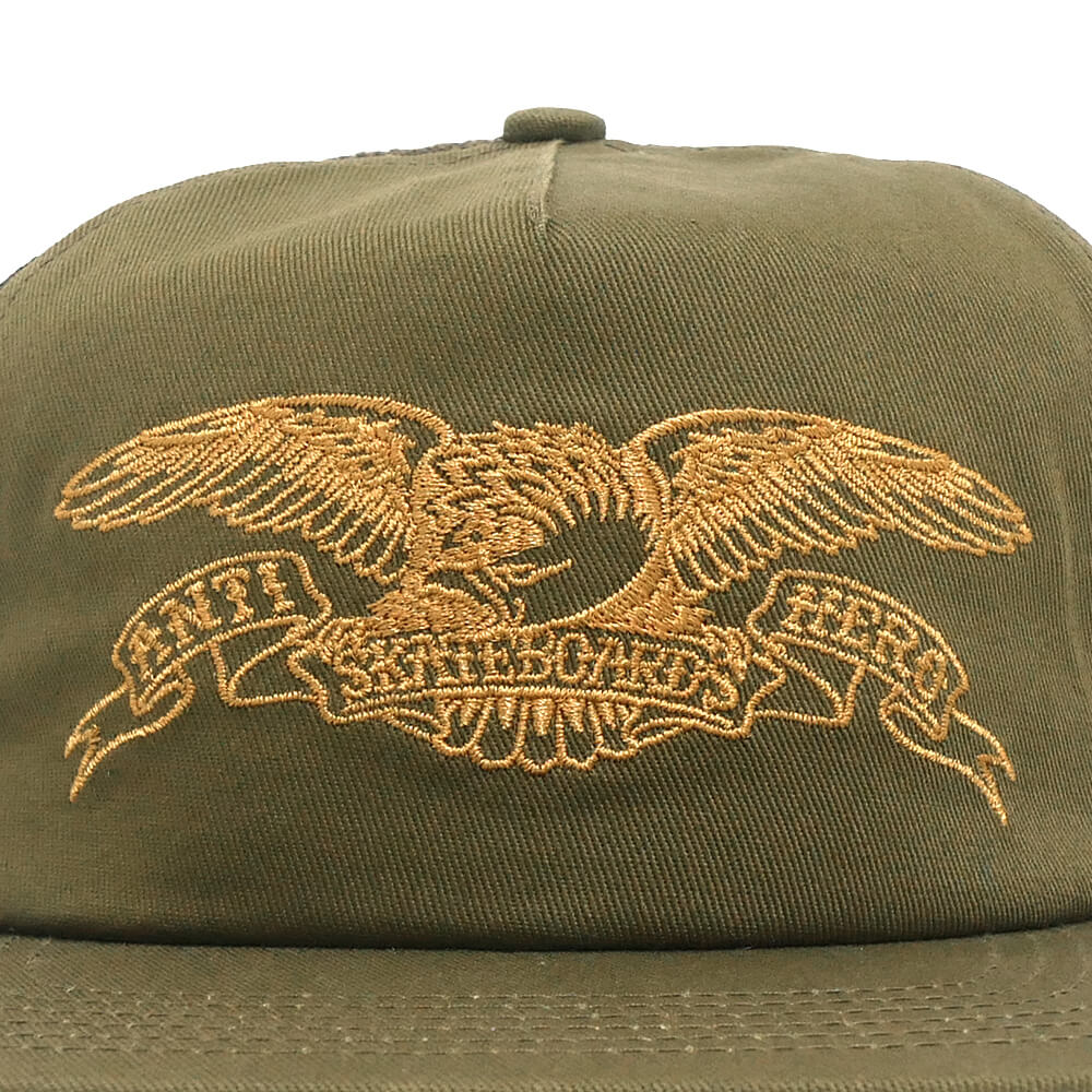 ANTIHERO MESHCAP アンチヒーロー メッシュキャップ BASIC EAGLE SNAPBACK TRUCKER BROWN/BROWN スケートボード スケボー 4
