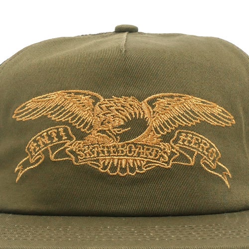 ANTIHERO MESHCAP アンチヒーロー メッシュキャップ BASIC EAGLE SNAPBACK TRUCKER BROWN/BROWN スケートボード スケボー 4