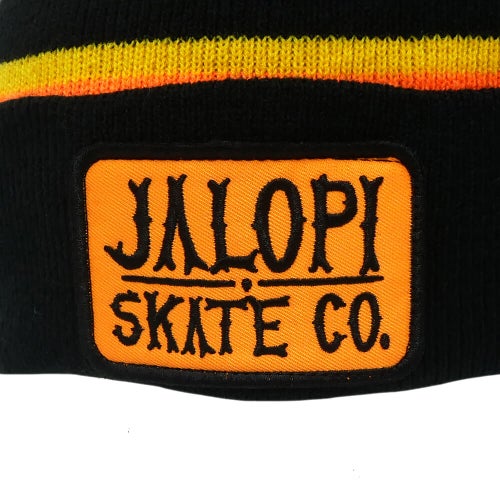 ANTIHERO KNITCAP アンチヒーロー ニットキャップ I'M LOST TOO POM BEANIE BLACK/ORANGE/YELLOW スケートボード スケボー 3