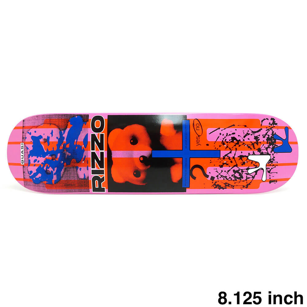 QUASI DECK クワージー デッキ DICK RIZZO STUFFIE 8.125 スケートボード スケボー 1