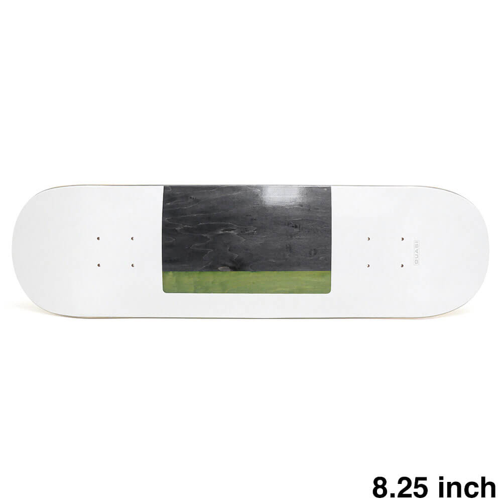 QUASI DECK クワージー デッキ TEAM PROTO 1 BLACK/GREEN STAIN 8.25 スケートボード スケボー 1