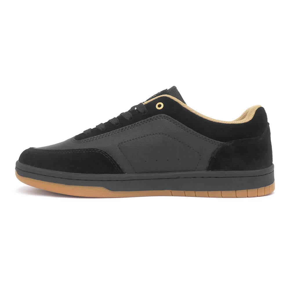 HOURS IS YOURS SHOES アワーズイズユアーズ シューズ スニーカー HERMAN 3 BLACK/TAN スケートボード スケボー 5