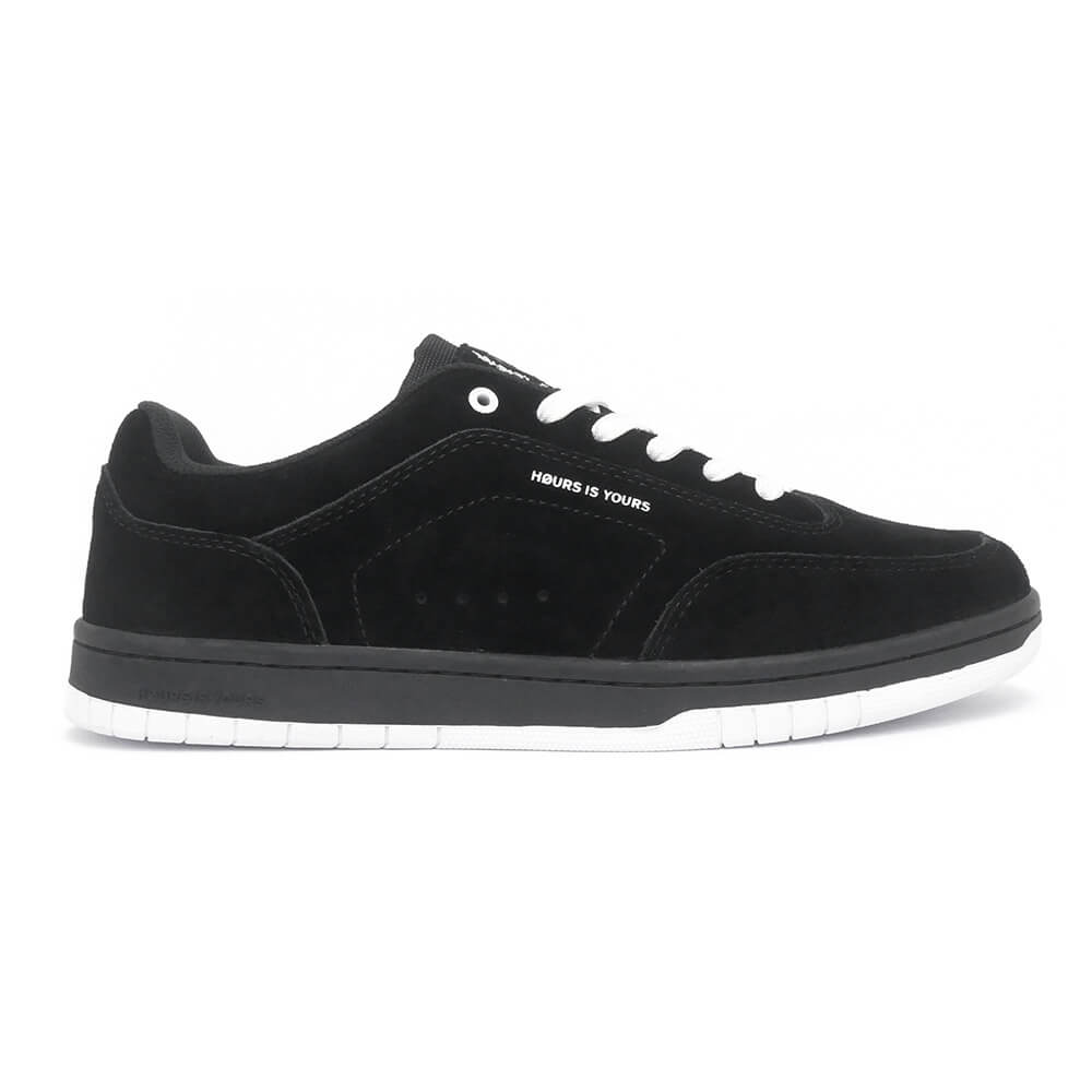 HOURS IS YOURS SHOES アワーズイズユアーズ シューズ スニーカー HERMAN 3 BLACK/WHITE スケートボード スケボー 4