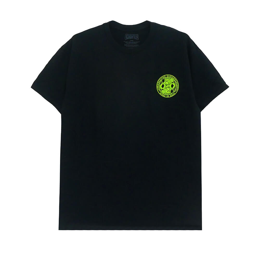 CREATURE T-SHIRT クリーチャー Tシャツ HESHKING RELIC BLACK スケートボード スケボー 1