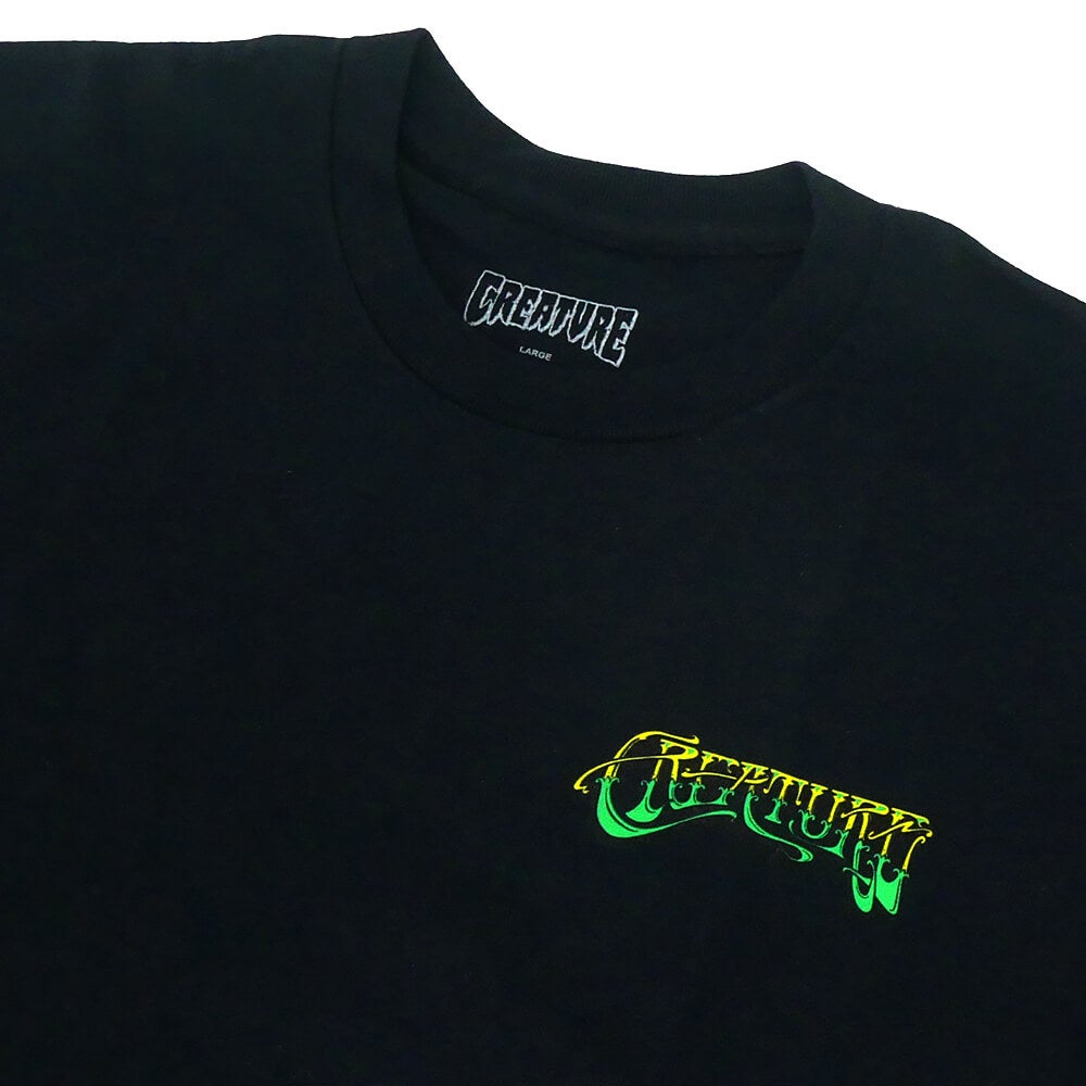 CREATURE T-SHIRT クリーチャー Tシャツ SIDE SHOW BLACK スケートボード スケボー 2