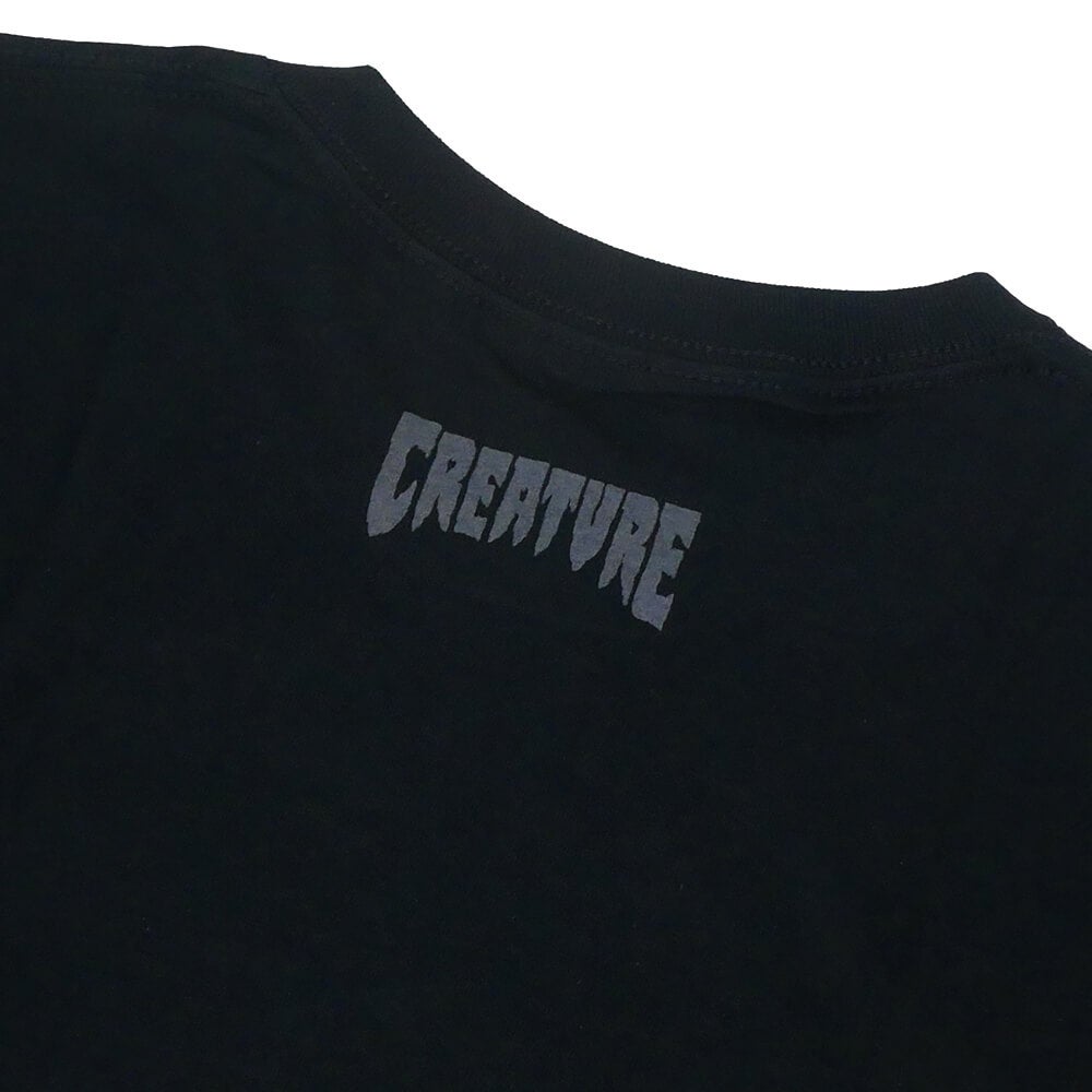 CREATURE T-SHIRT クリーチャー Tシャツ HIGH COUNTRY BLACK スケートボード スケボー 2