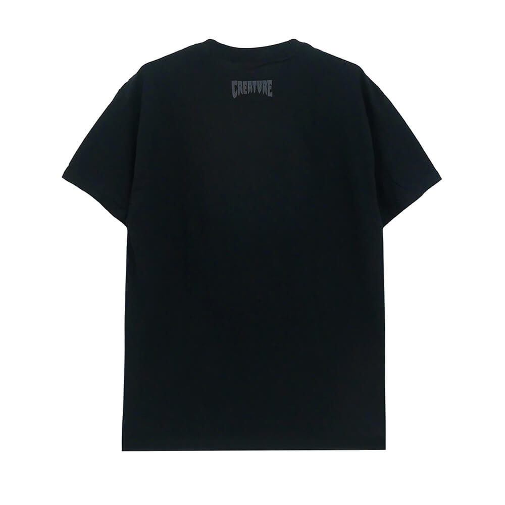 CREATURE T-SHIRT クリーチャー Tシャツ HIGH COUNTRY BLACK スケートボード スケボー 3
