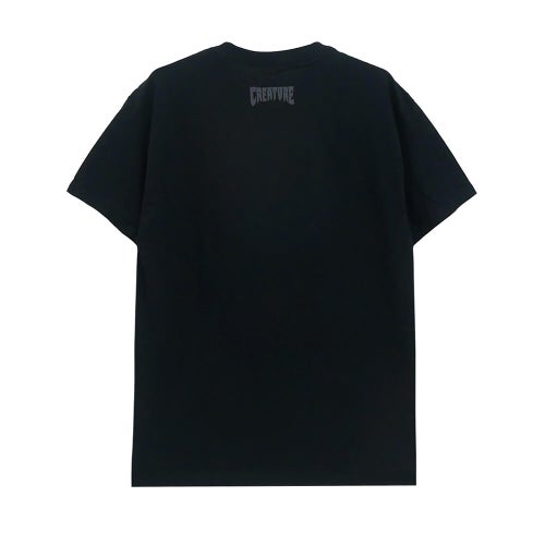 CREATURE T-SHIRT クリーチャー Tシャツ HIGH COUNTRY BLACK スケートボード スケボー 3