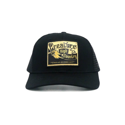 CREATURE MESHCAP クリーチャー メッシュキャップ HIGH COUNTRY MESH TRUCKER SNAPBACK BLACK スケートボード スケボー 1