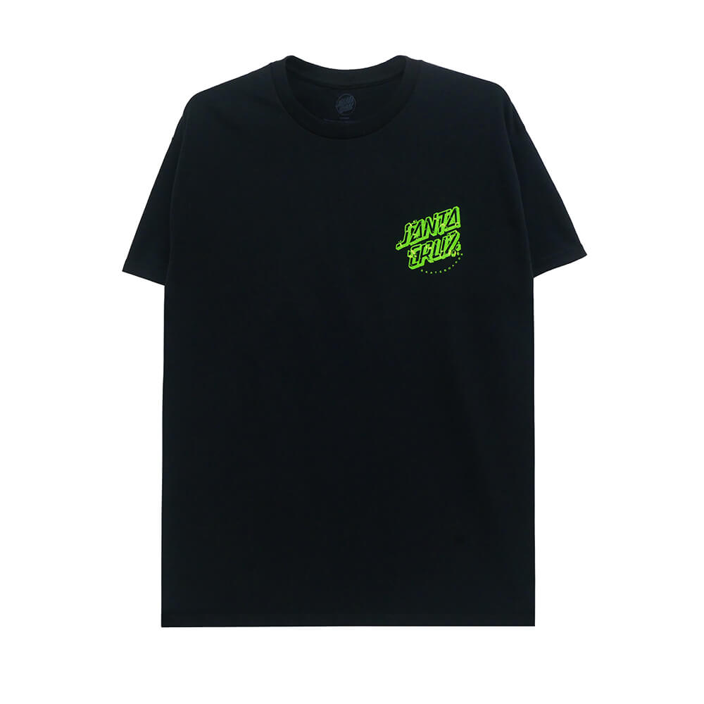 SANTA CRUZ T-SHIRT サンタクルーズ Tシャツ ROSKOPP SCREAMING FIVE BLACK スケートボード スケボー 1