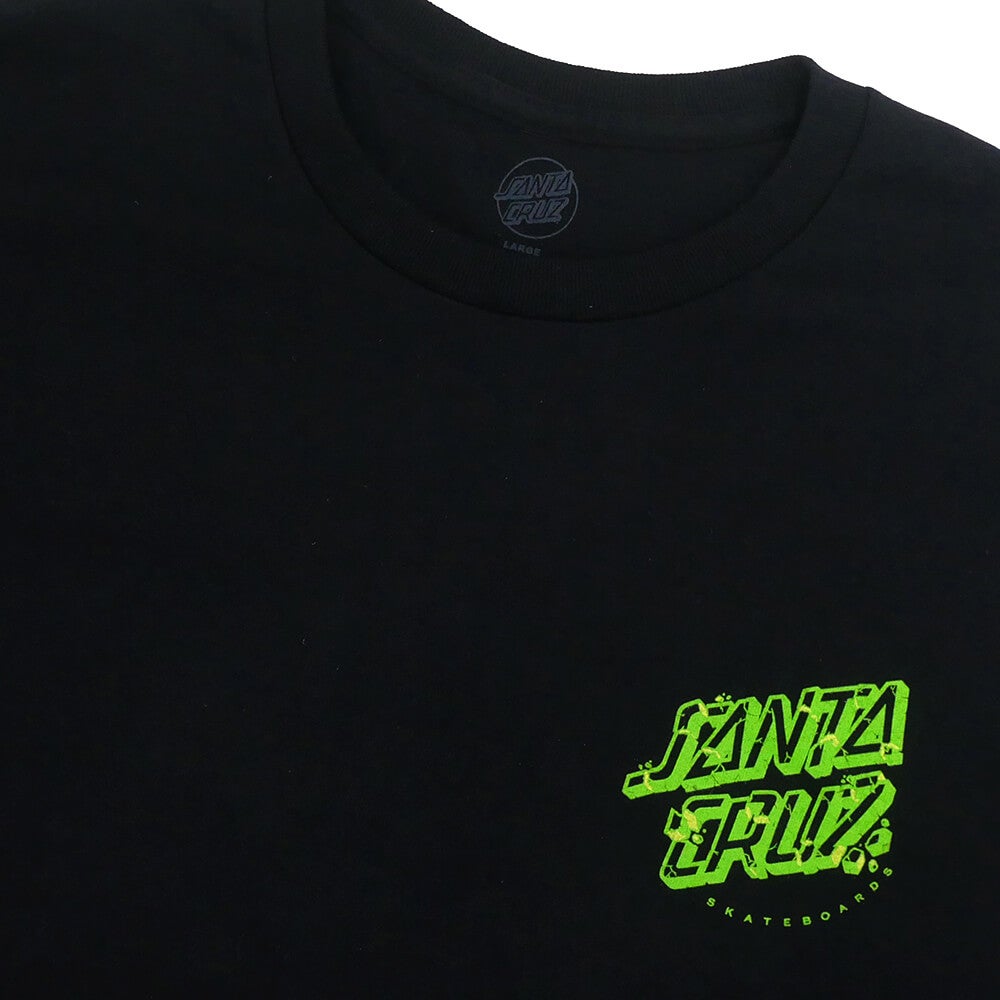 SANTA CRUZ T-SHIRT サンタクルーズ Tシャツ ROSKOPP SCREAMING FIVE BLACK スケートボード スケボー 2