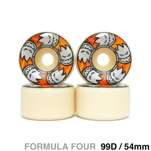 SPITFIRE WHEEL スピットファイヤー ウィール FORMULA FOUR（F4）99D OG CLASSIC MULTIBALL 54mm スケートボード スケボー 1